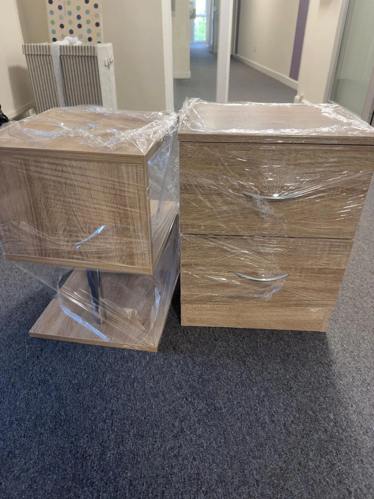 Student boxes packed for a term-time move in York
